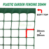 Malha quadrada de plástico para cerca de jardim e fazenda