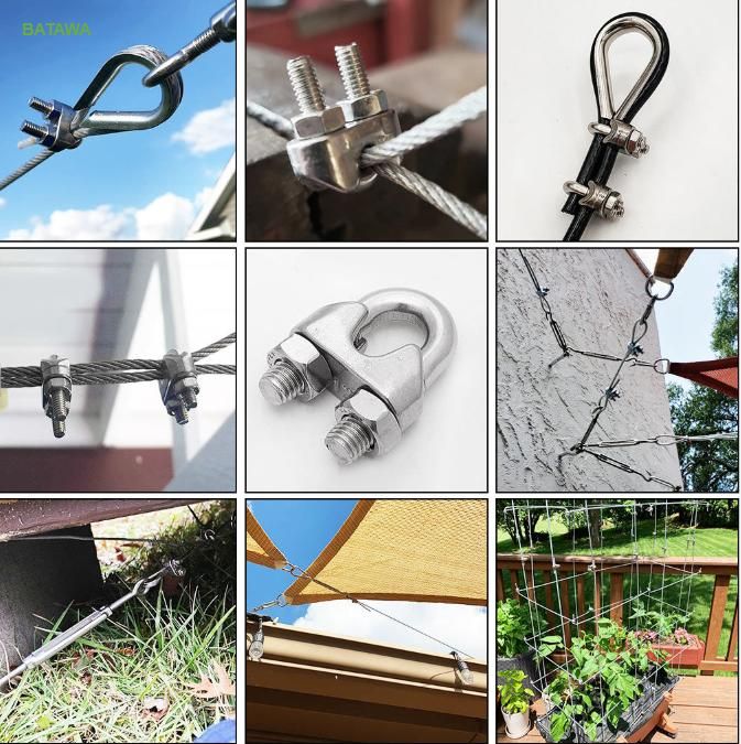 Rigging Hardware Lifting Malleable Wire Rope Clamp DIN741