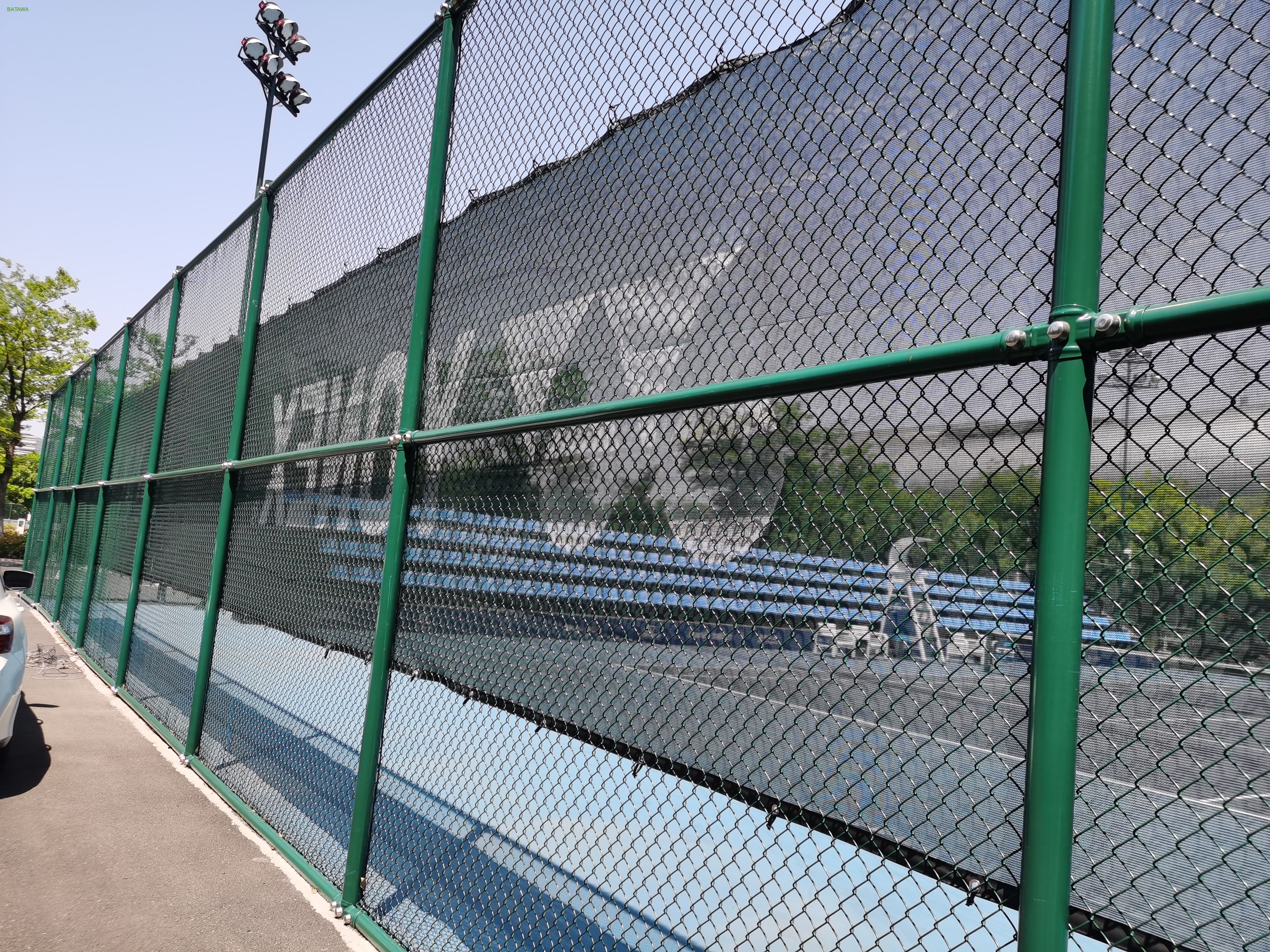 Tennis Court Fence With Logo Printing 