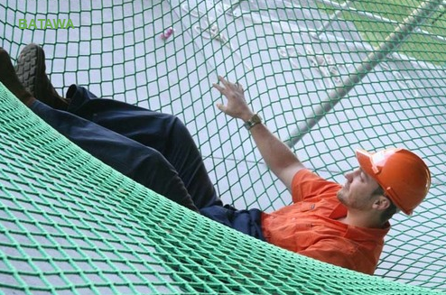 Construction Site Fall Prevention Safety Net
